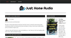 Desktop Screenshot of justhomeaudio.com